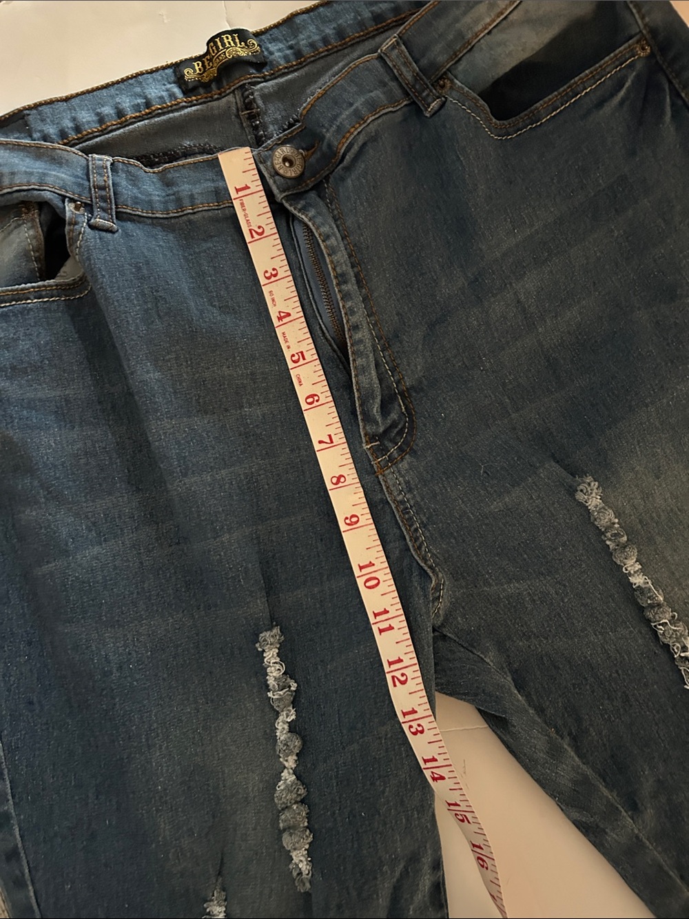 Be Girl Women’s Jeans embroidered back pockets gold tag size 22 plus size jeans - Picture 9 of 12